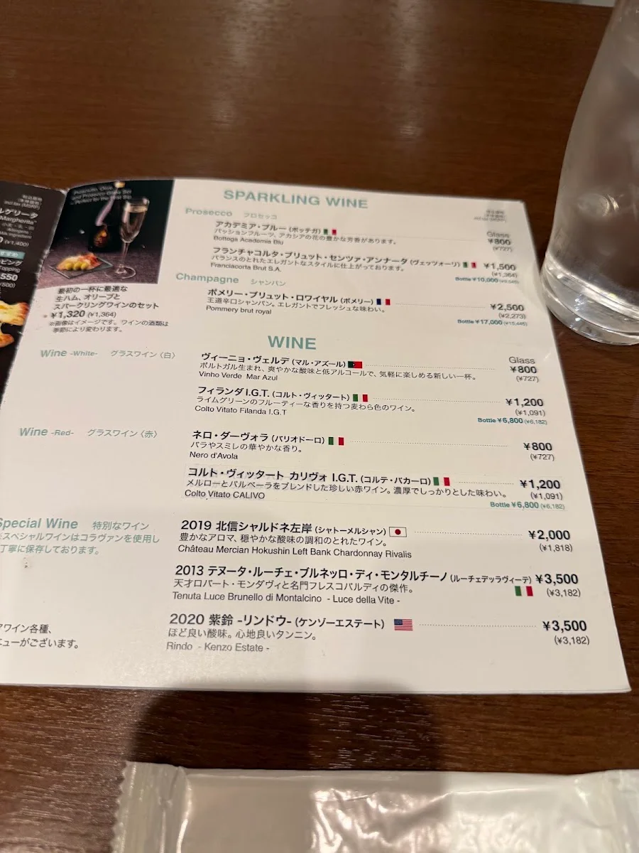 B.C.T. BAR CARDINAL TOKYO メニュー写真 9